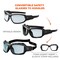Ergodyne LOKI, Safety Glasses, Anti-Fog, Indoor/Outdoor Lens, Matte Black Frame Frame, Full-Frame LOKI-AFAS - alternate 9